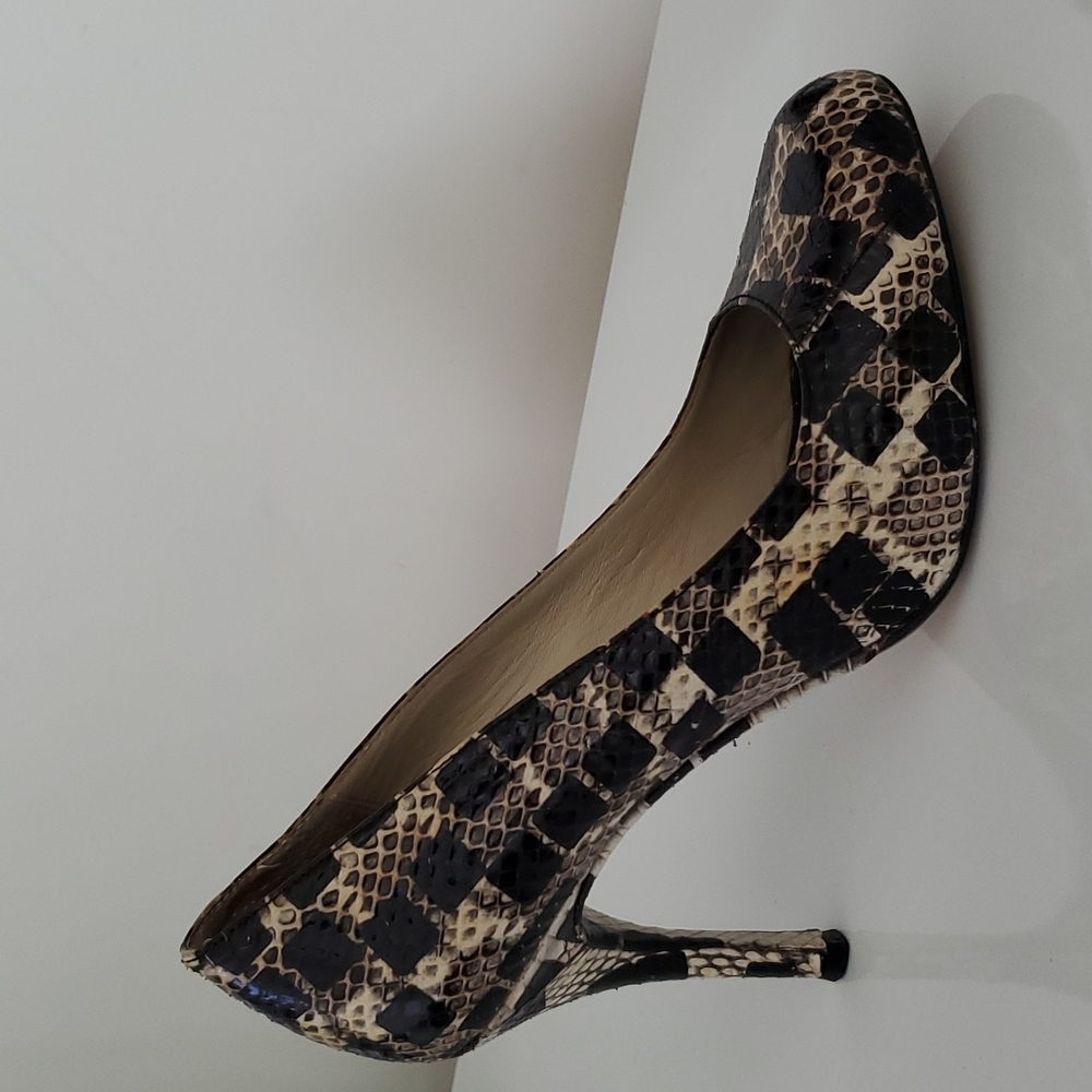 MaxStudio Marabel Snakeskin pumps 6 - Picture 11 of 12